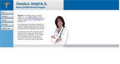 Desktop Screenshot of pamelawrightmd.com